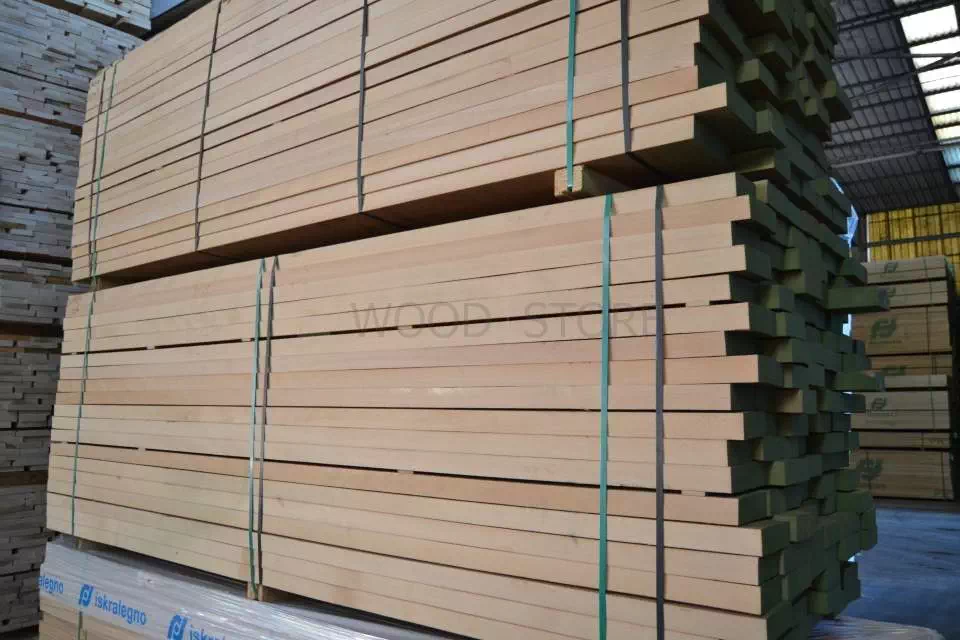 Truhlářské řezivo - Buk bílý 52 mm, sámovaný