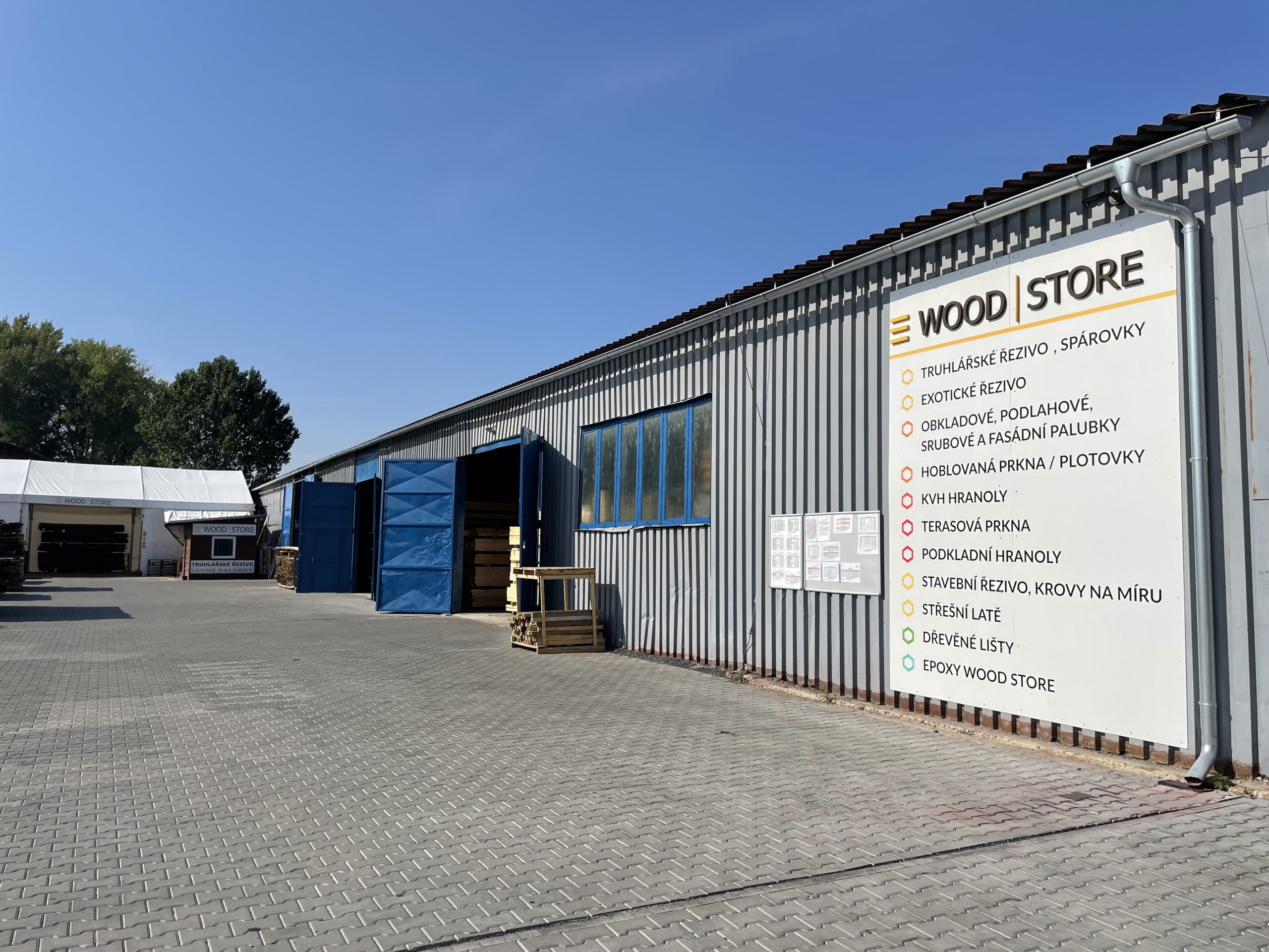 Prodejní sklad WOOD STORE